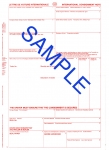 CMR Forms - International Consignment Notes