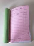 Beverage requisition order book A5
