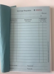 Beverage Order Book A5 Duplicate/2ply Blue